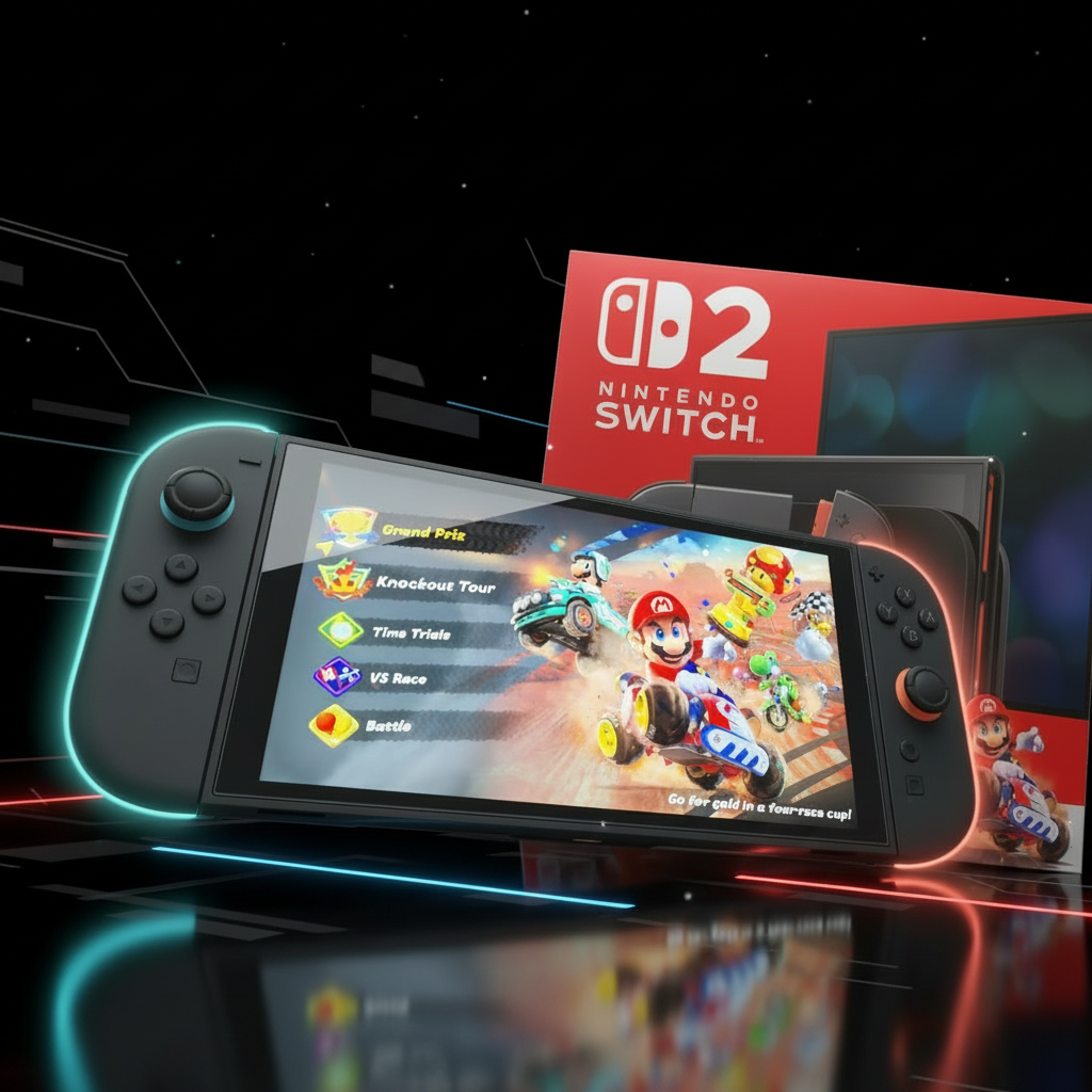 Nintendo Switch 2 + Mario Kart World Bundle - Console Gaming - IT Smart Fix București - Imagine 1 din 1